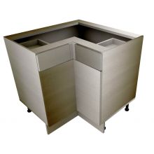 Handleless L Shaped Corner Base Cabinet With Drawers