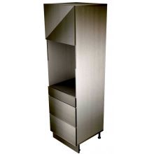 Handleless Single Oven Housing With 3 Drawers