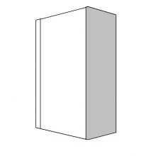 Handleless Wall Unit End Panel