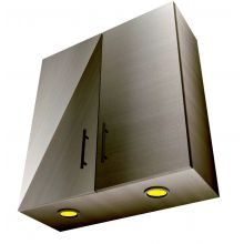 Double Door Wall Cabinet With Lights