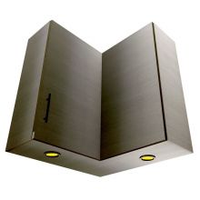 L Shaped Corner Wall Cabinet With Lights