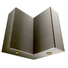 Handleless L Shaped Corner Wall Cabinet With Lights