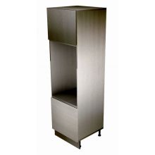 Handleless Double Oven Housing With Single Bottom Door