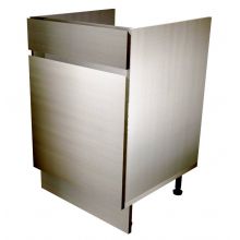 Handleless Single Door Sink/Hob Base Cabinet With Drawer (False)