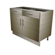 Double Door Base Cabinet With Drawers