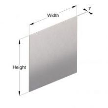 7mm Thick Brass Splash Backs