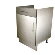 HYBRID Single Door Sink/Hob Base Cabinet With Drawer (False)